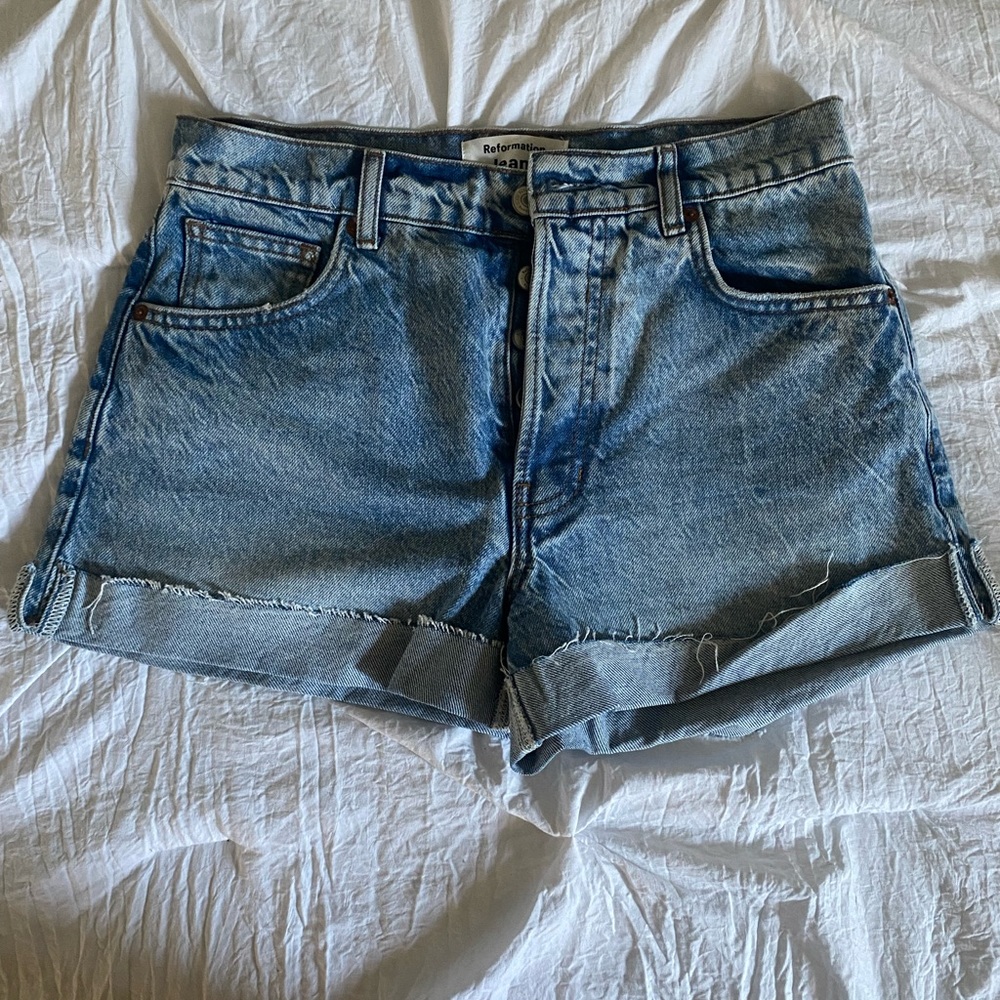 Reformation Jean Shorts